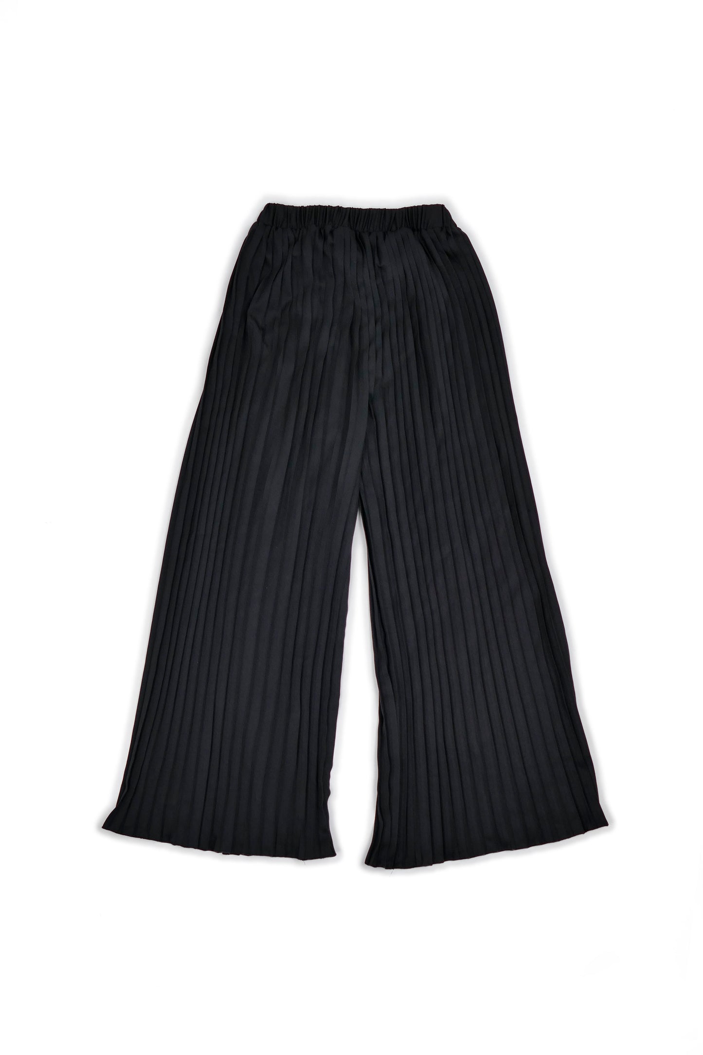 7797 Black Pleated Pants For Women