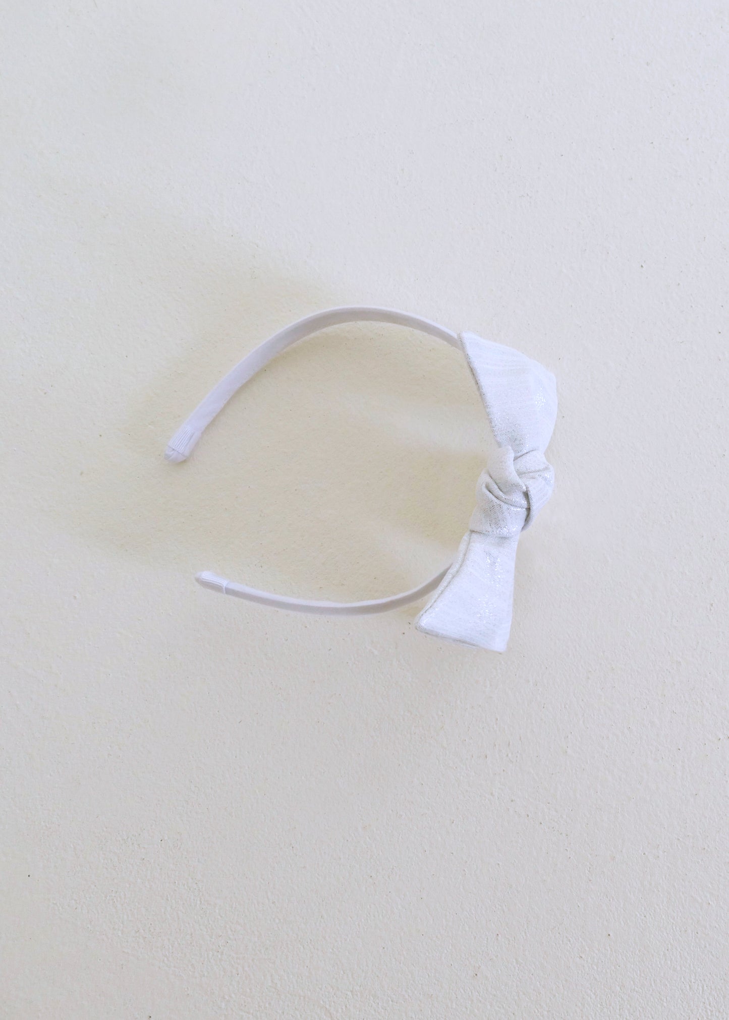 White Ribbon Headband