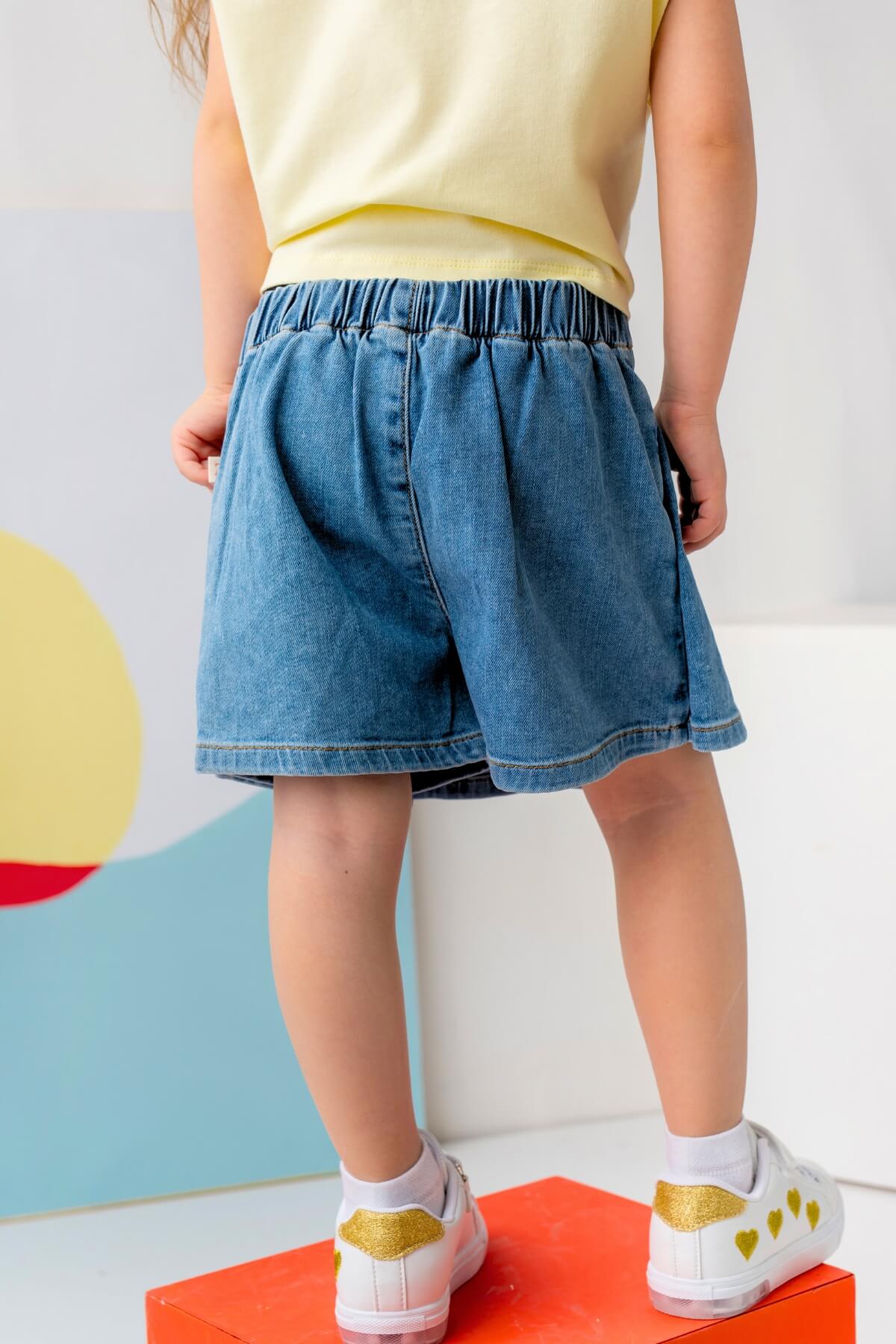 7880 Blue Skirt For Girls