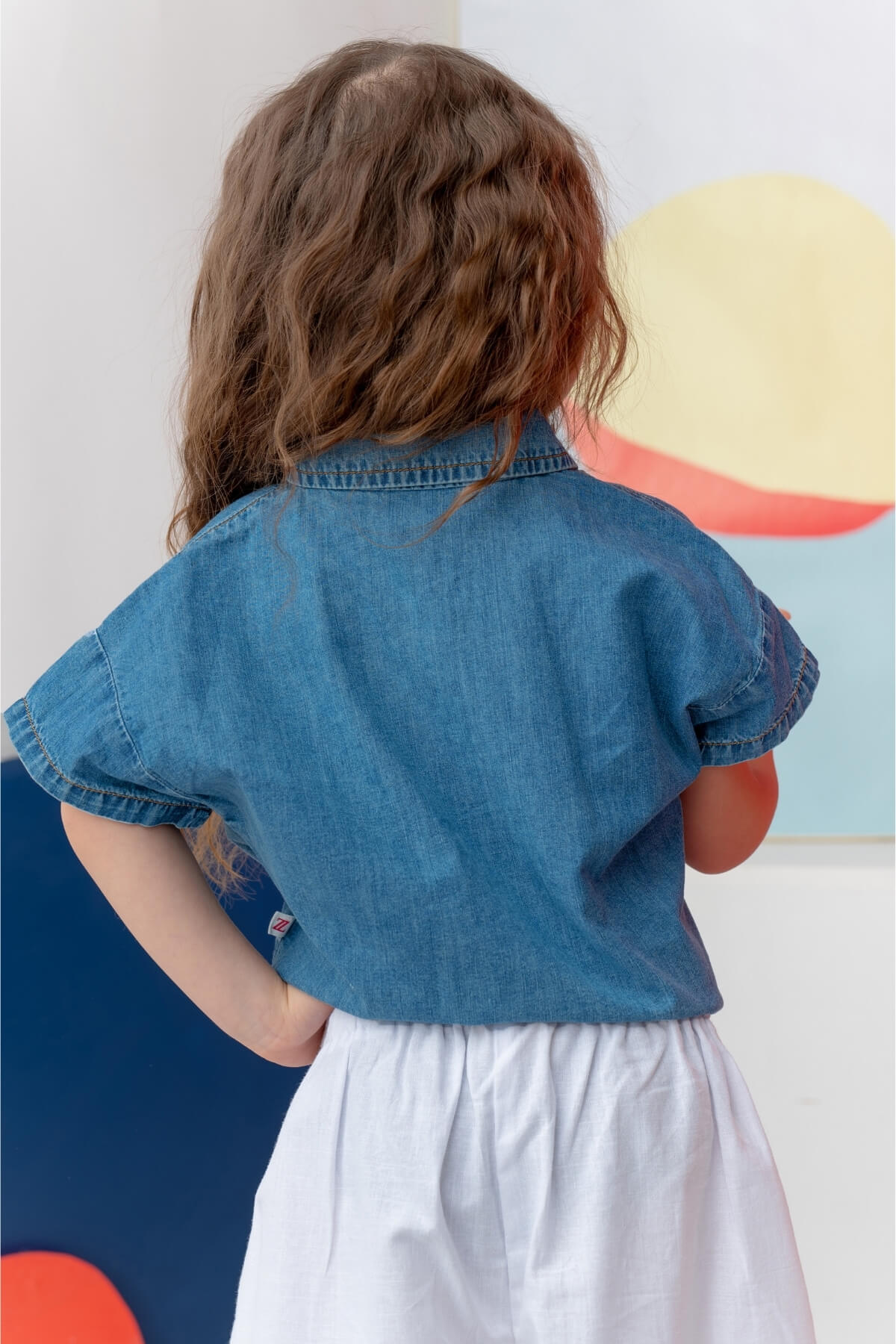 7882 Blue Top For Girls