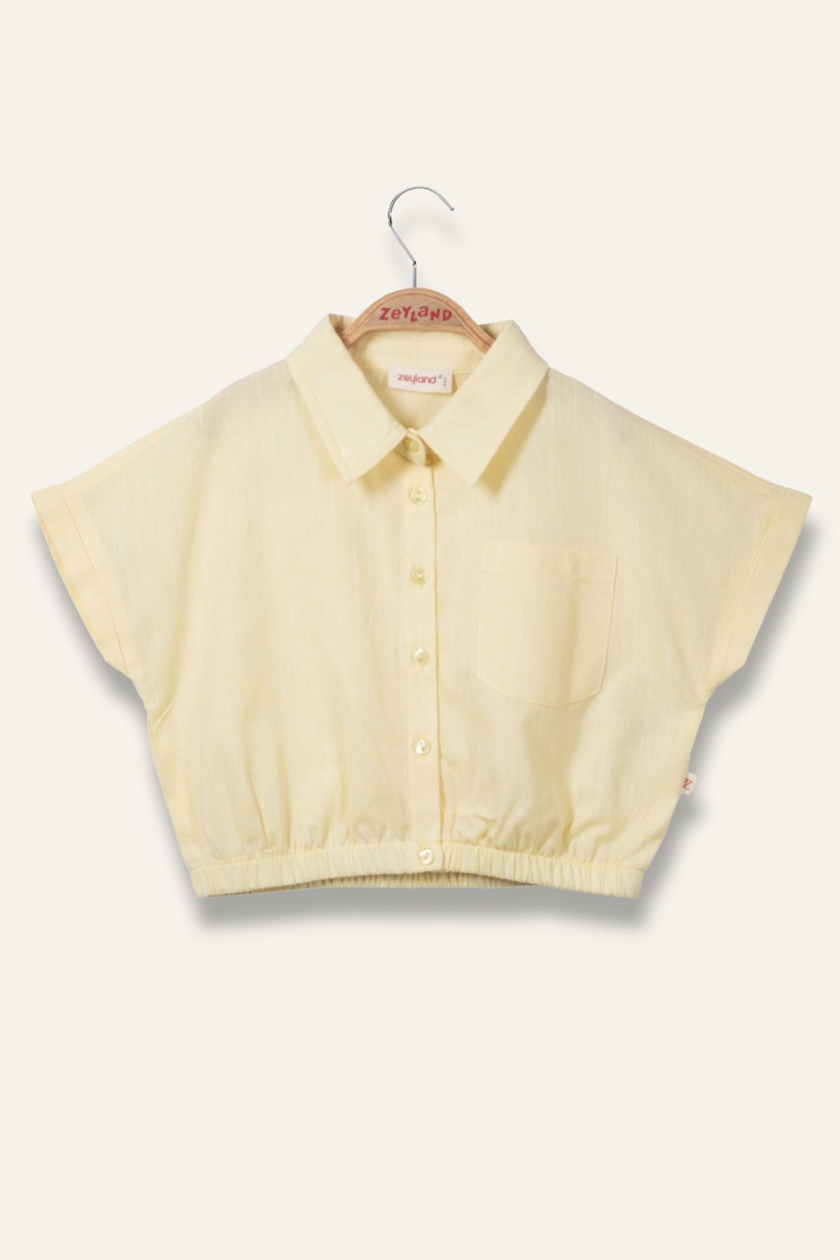7877 Yellow Top For Girls