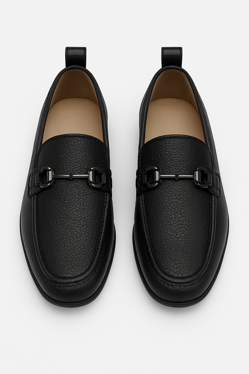 4048-M2 Black Shoes For Boys