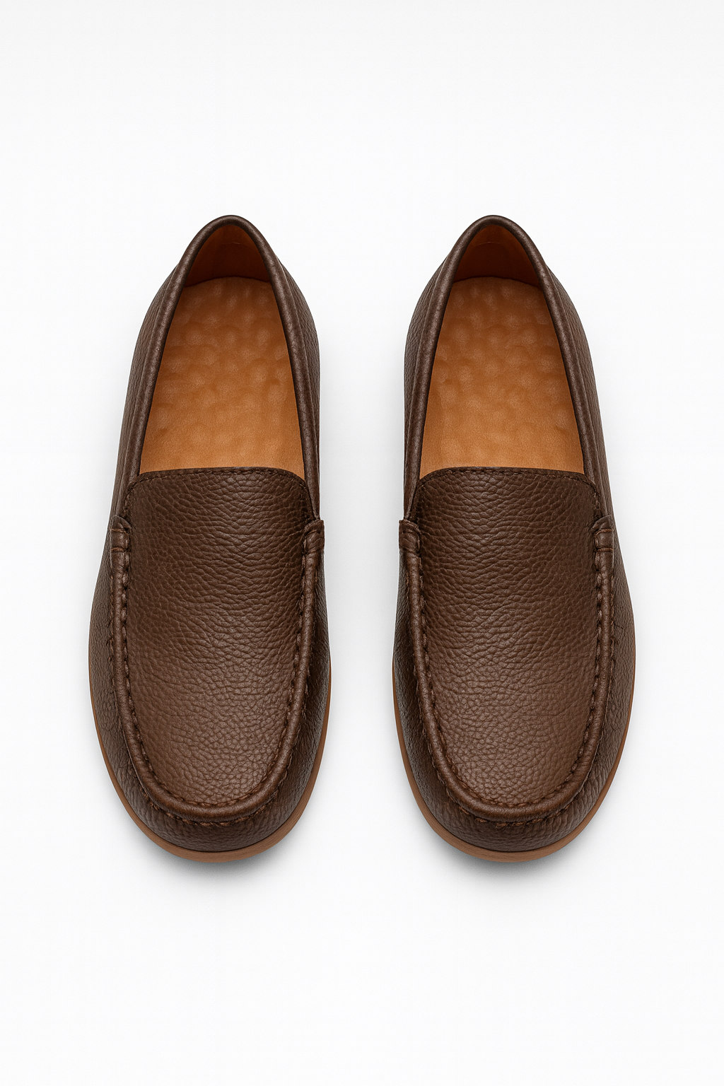 4048-M1 Coffee Brown Shoes For Boys