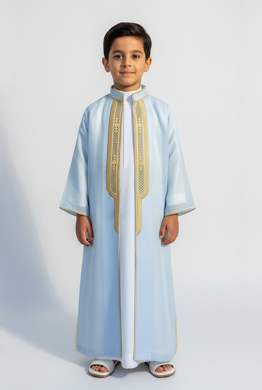 sky-blue Dagla Malaki Al Jazeera For Boys (With Name Embroidery)