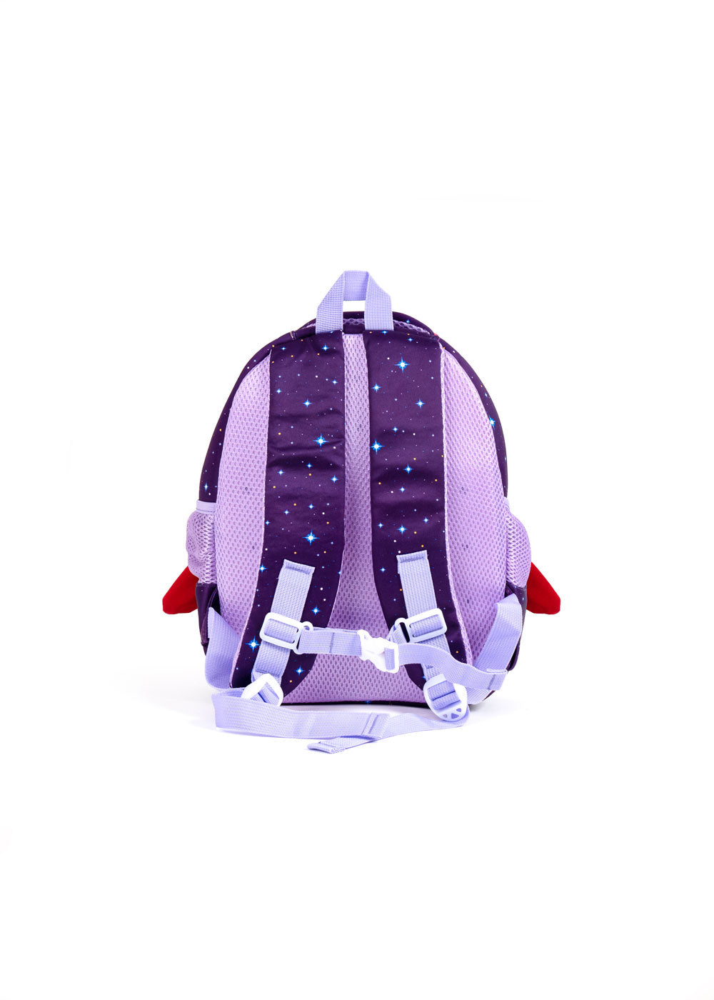Purple Space Jet School Bag for Kids (With Name Printing Option)