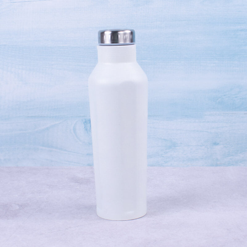 500 ML White Hot and Cold Beverage Conical Bottle