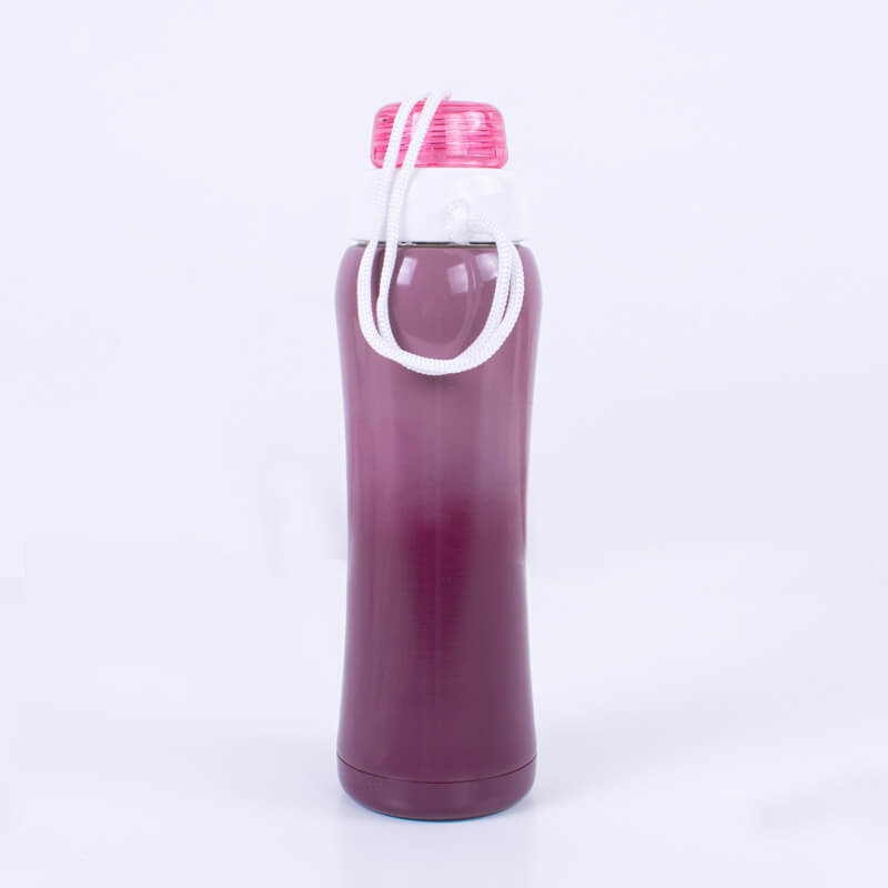 500 ML Burgundy Hot and Cold Beverage Bottle with Tea Strainer