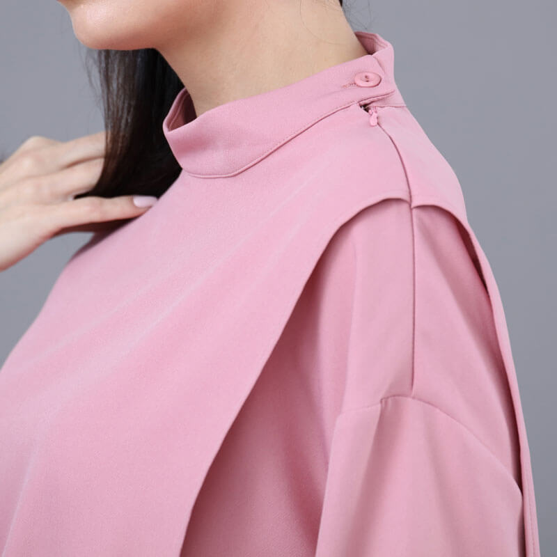 Pink Set With Belt For Women