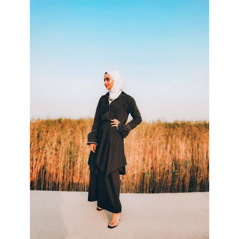 Black Marbella Pant From Lulwa Al Khattaf