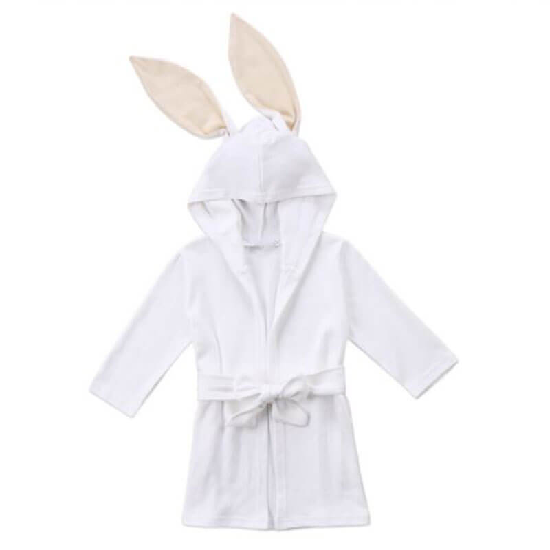 Comfortable Rabbit Home Robe (With Name Embroidery)