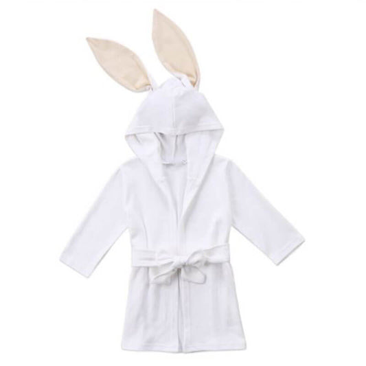 Comfortable Rabbit Home Robe (With Name Embroidery)