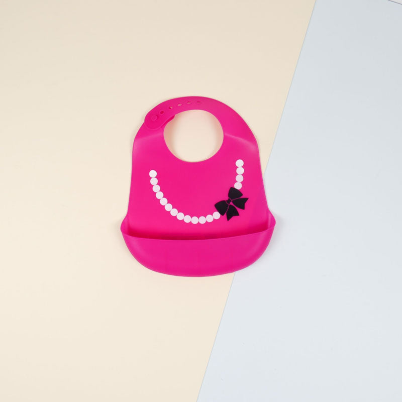 Pink Necklace Bib For Baby