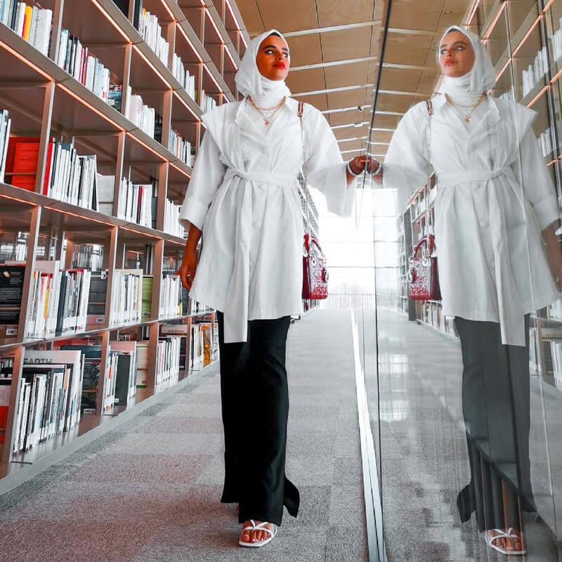 Victoria White Shirt from Lulwa Al Khattaf