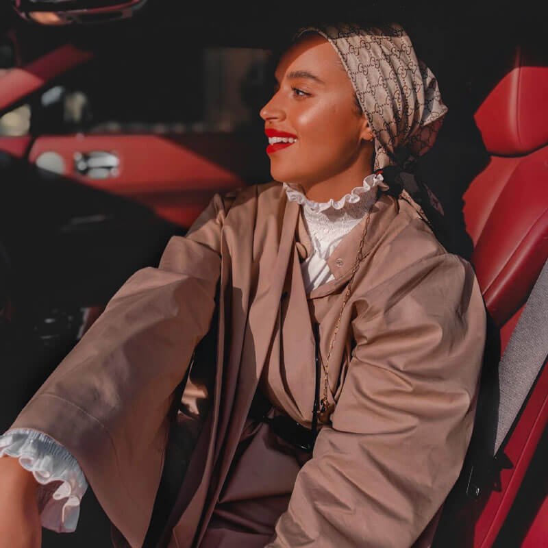 قميص بني نسائي رقم 7958