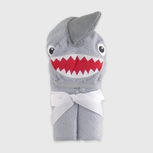 Grey Shark Towel For Kids Model 90 (With Name Embroidery Option)