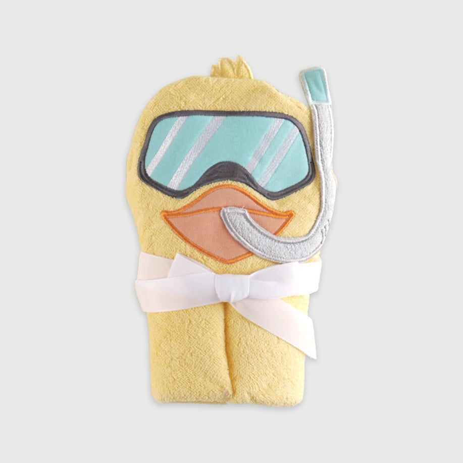 Yellow Duck Towel For Kids Model 98 (With Name Embroidery Option)