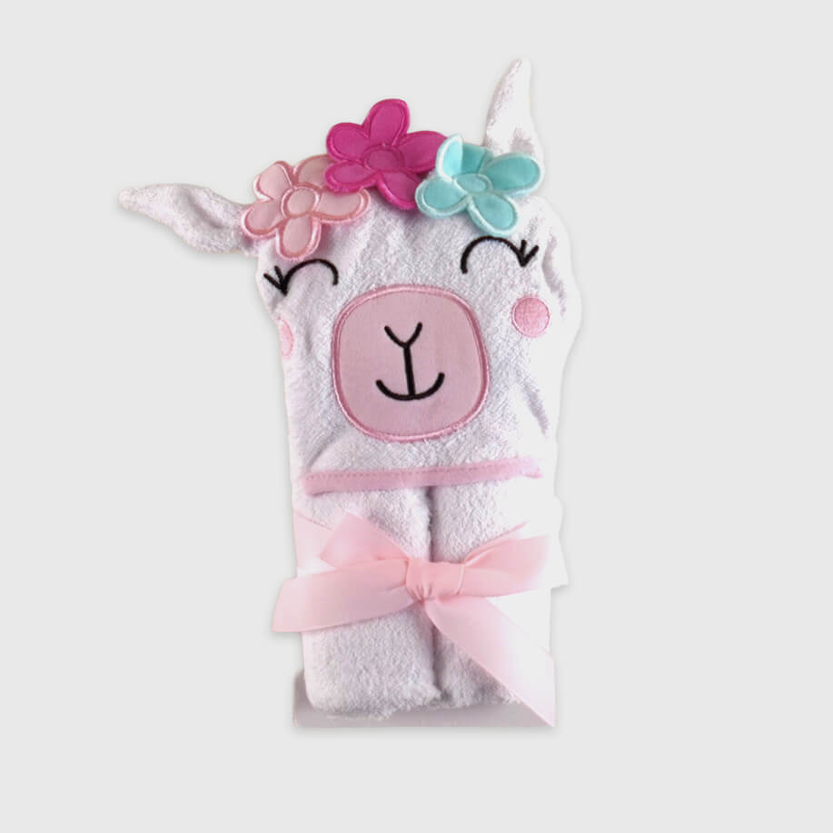 Pink Unicorn Towel For Kids Model 54 (With Name Embroidery Option)
