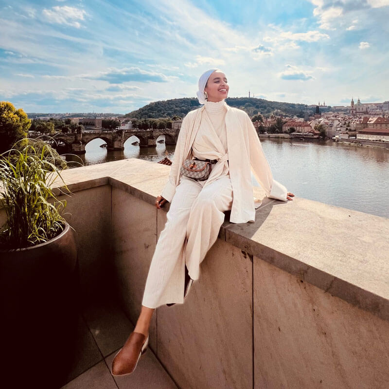 light-beige Seychelles Set From Lulwa Al Khattaf