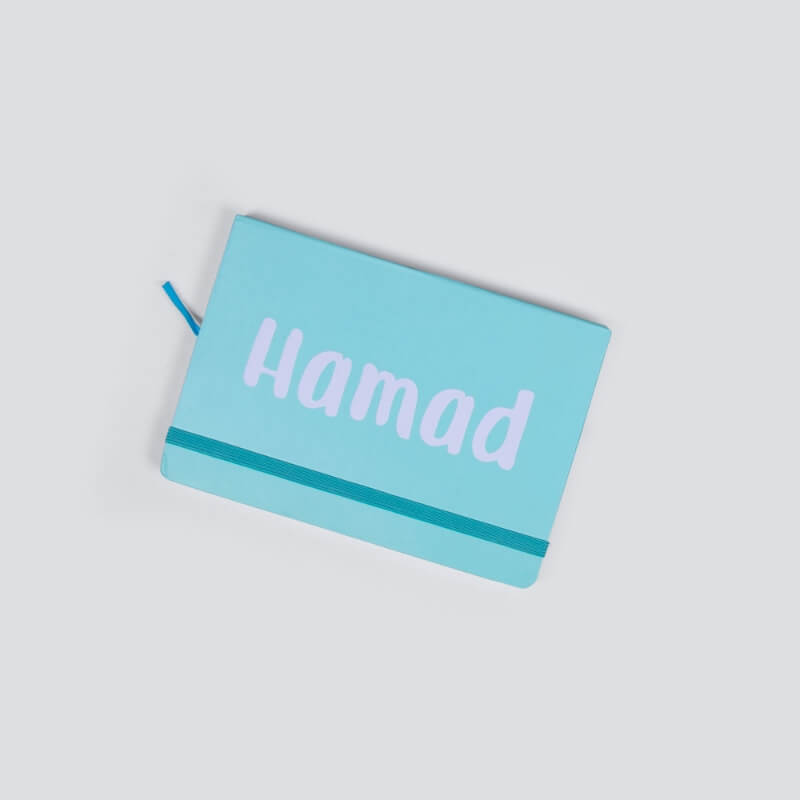 دفتر ملاحظات عادي - متعدد الألوان (مع طباعة الاسم)