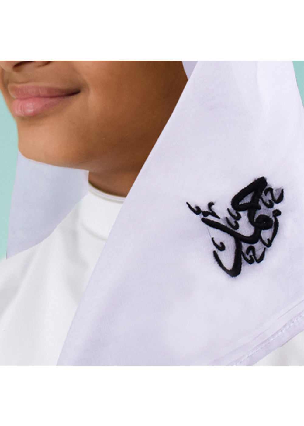 غترة الراية للأولاد (مع تطريز الإسم)