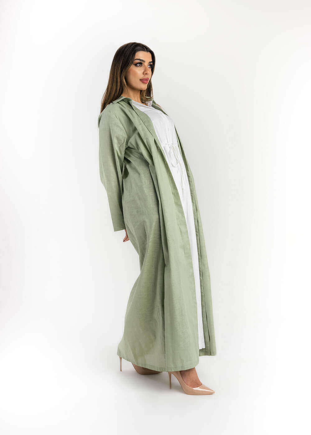 23SS0TB697287 طقم قميص طويل متعدد الألوان للنساء