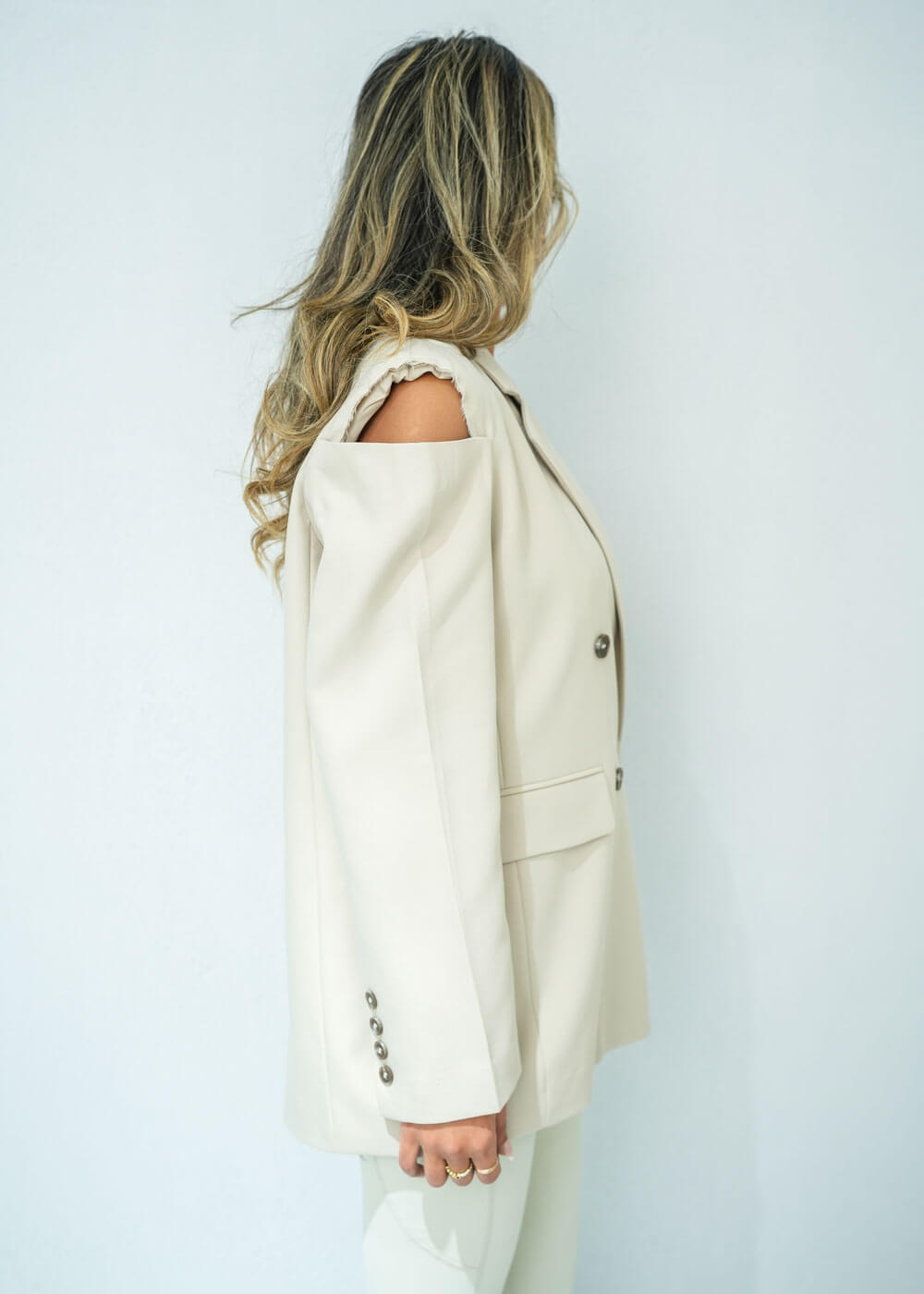 7375 بليزر بيج للنساء