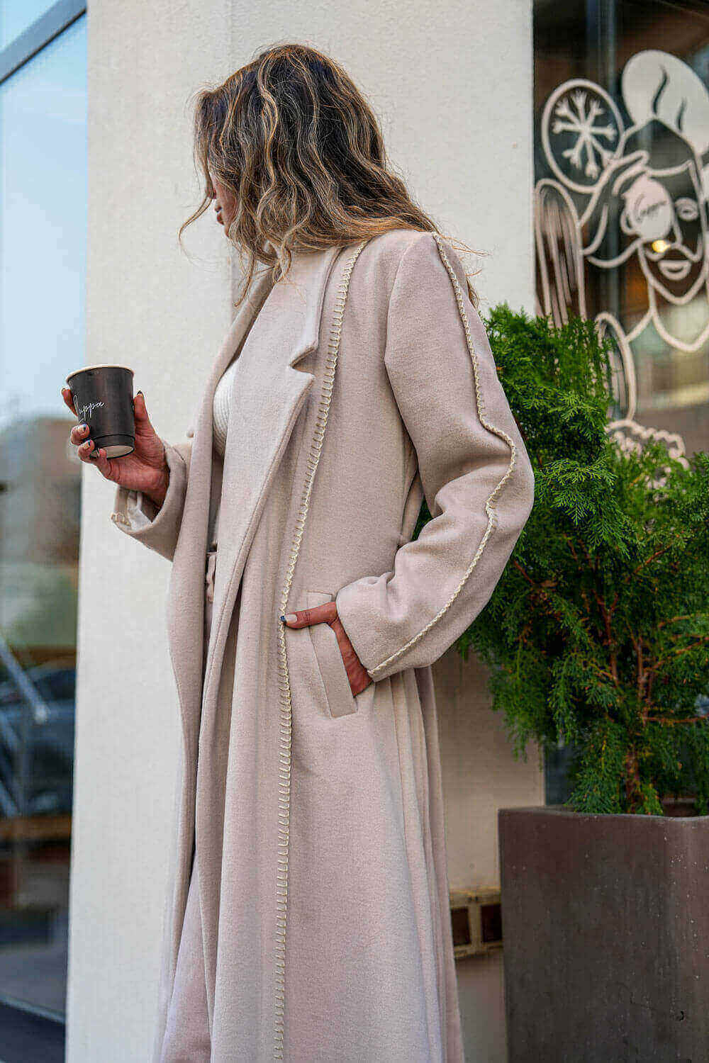 7485 Multi-Color Furwa With Embroidery Thread For Women