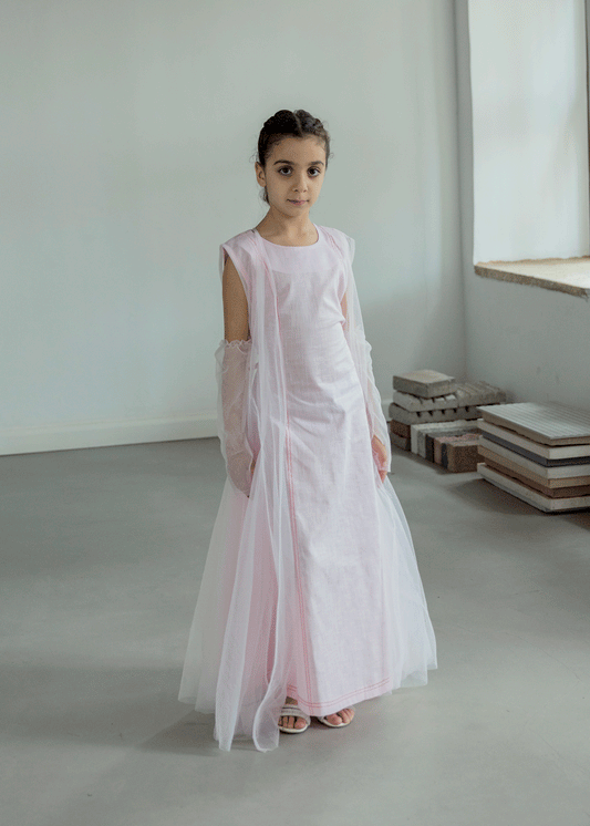 23SS1TB497310 Multi-Color Toor Sleeveless Dress For Girls