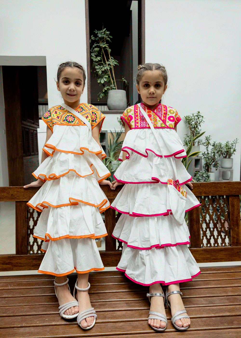 7532 Multi-Color Three Cut Ramadan Dress For Girls RAM-24 – Thoubi