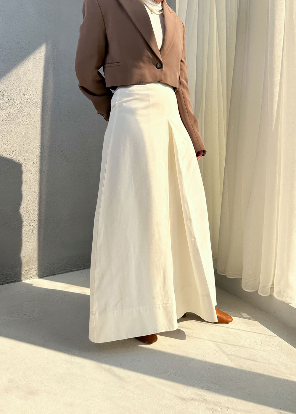 بنطال نوفا فلوسترايد ذو الساق الواسعة