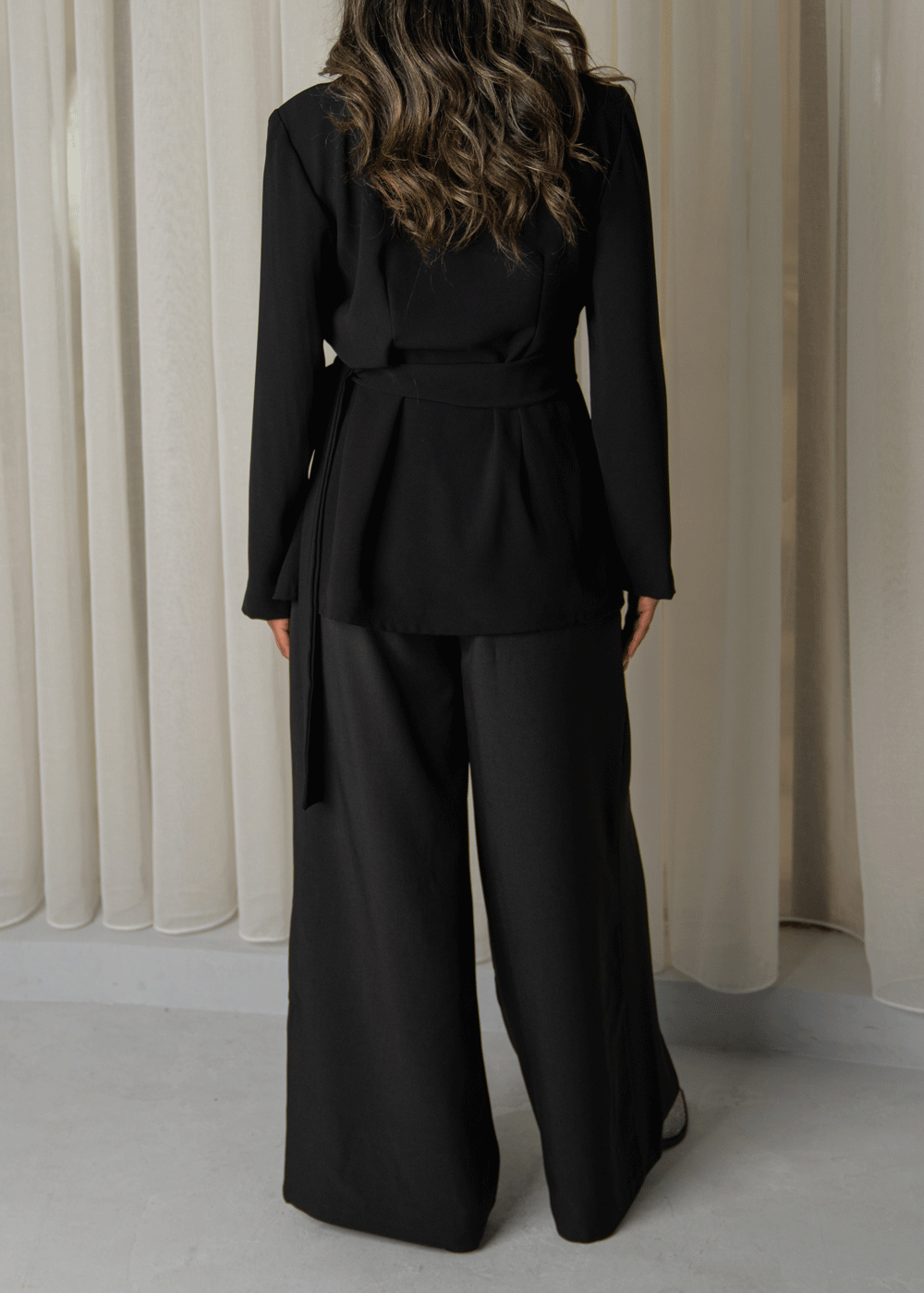 7566 Blazer Set With Pants For Women