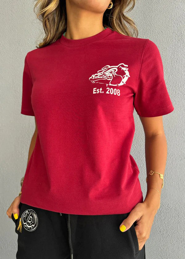 BBS Senior Female Red PE T-Shirt