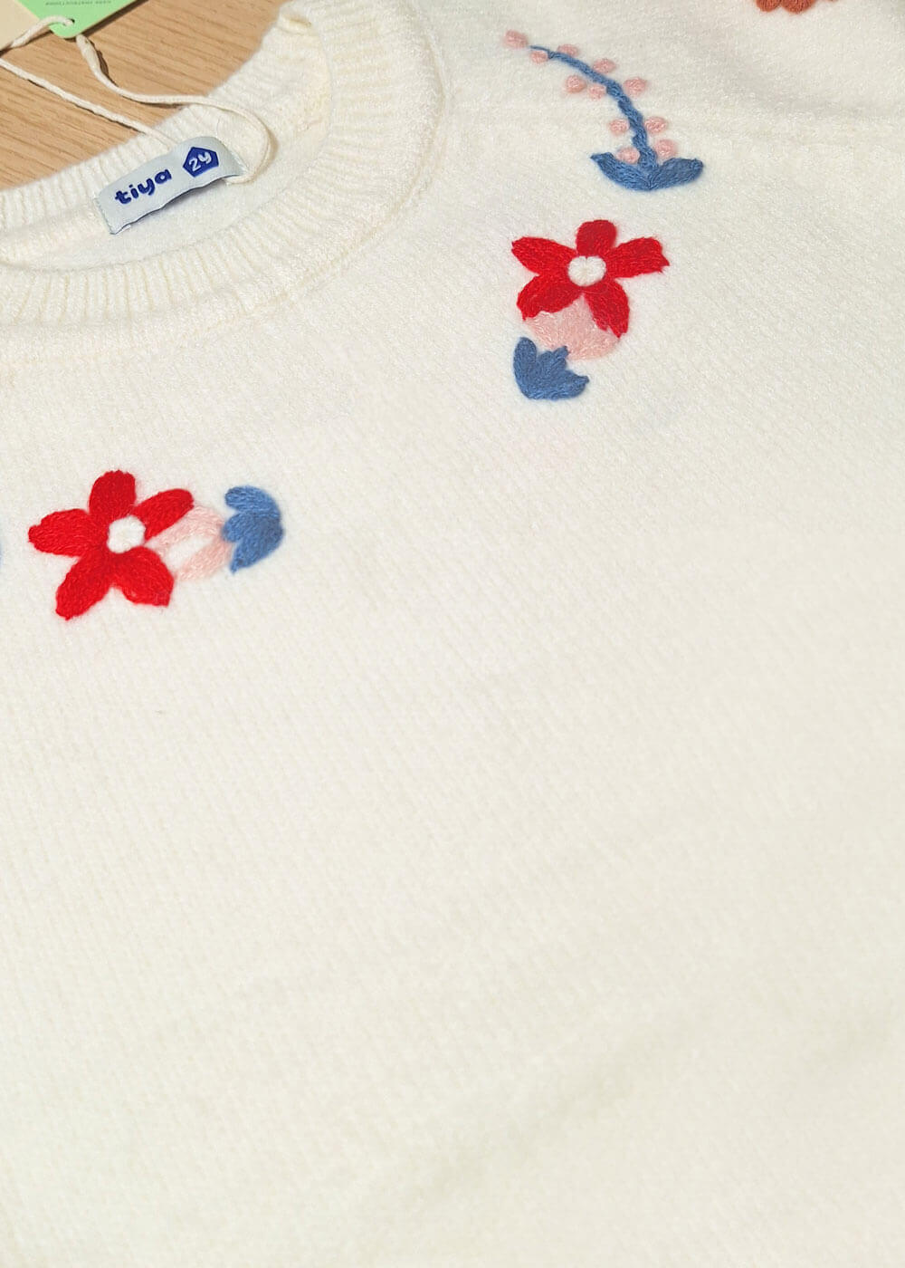 White Fit Sweater