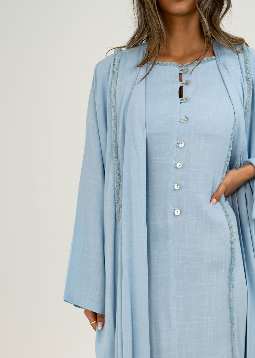 7513 Sky Blue Set Of Two Daraa For Women Ram-24