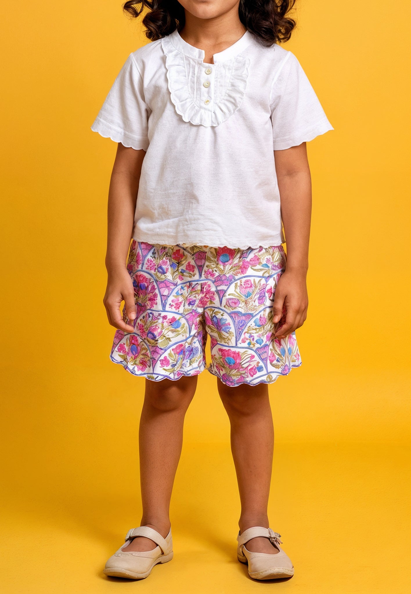 7864 White And Pink Set For Girls