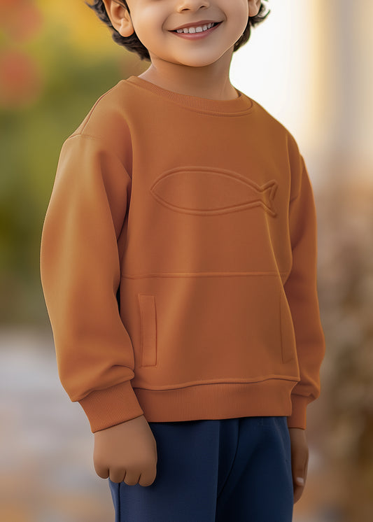 Wood Brown Soft Sweater