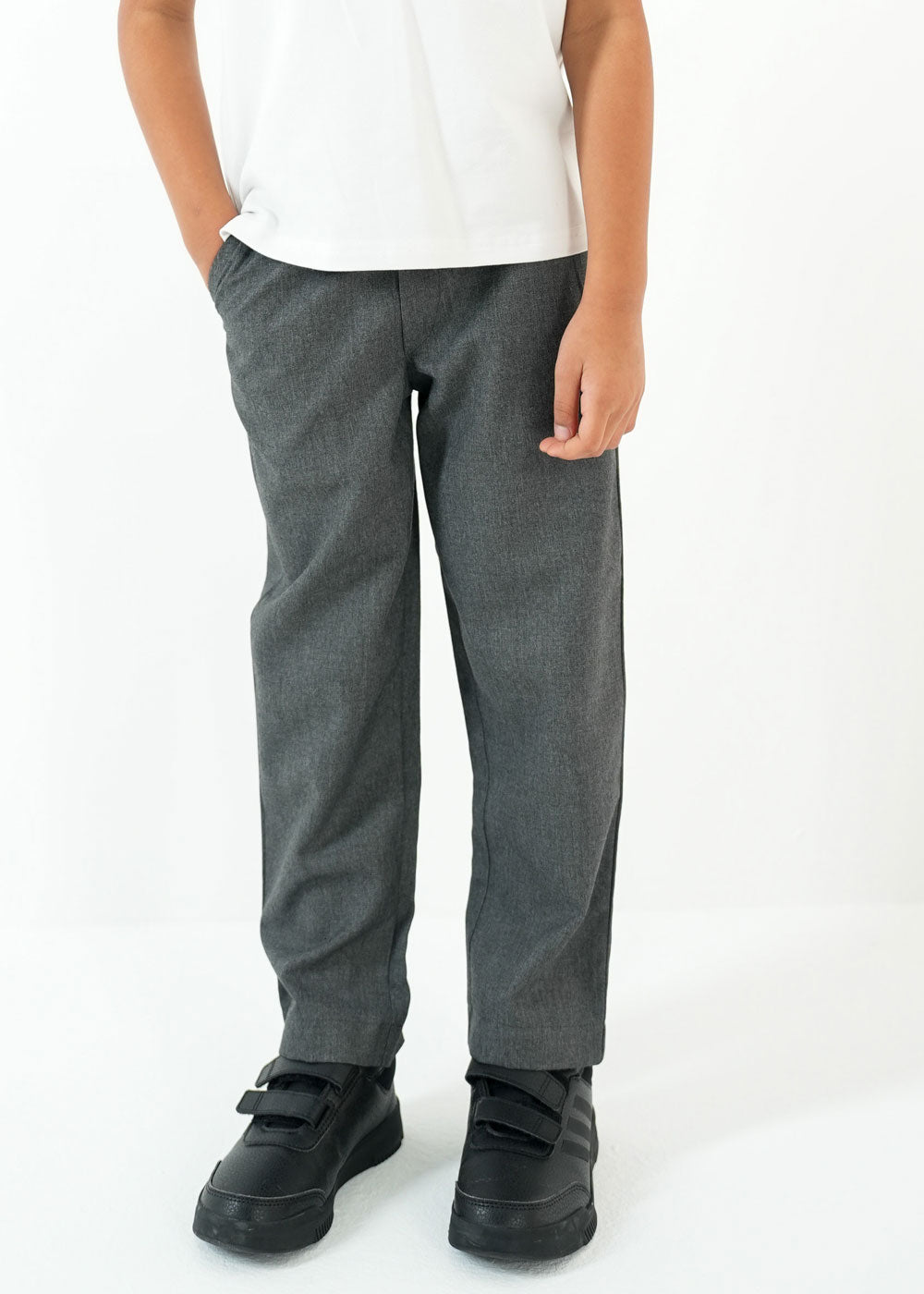 Elementary School Pants For Boys - Grey