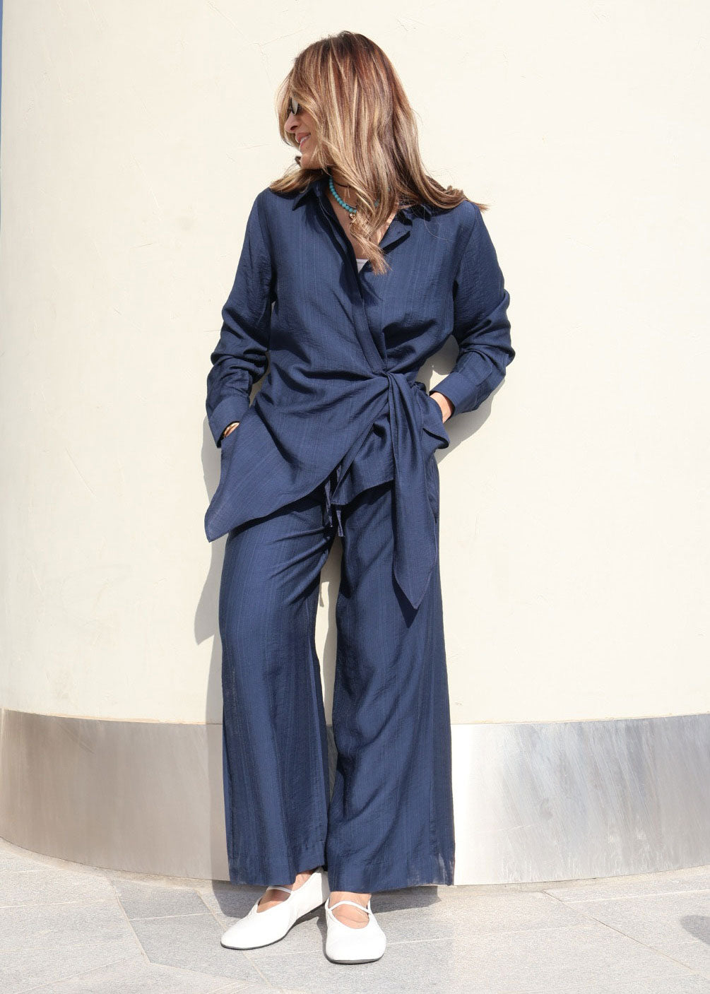 7800 Navy Blue Set For Women