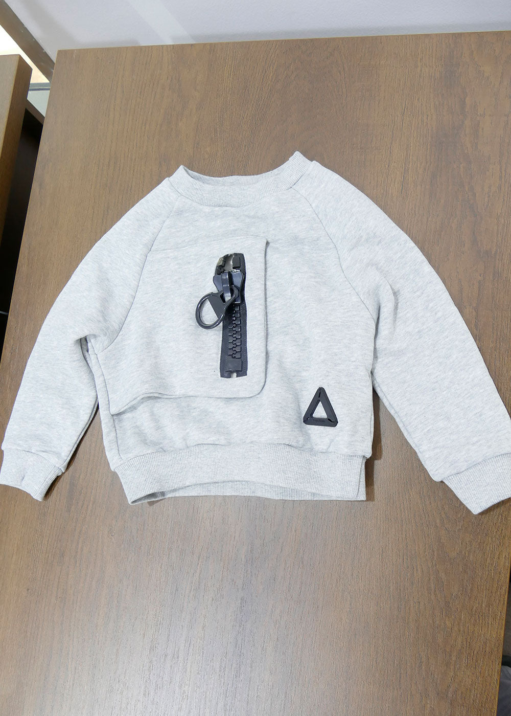 Grey Zip Sweater