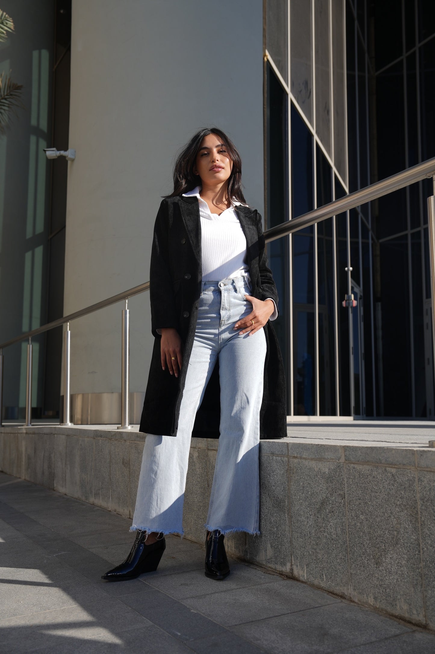 7706 Black Coat For Women