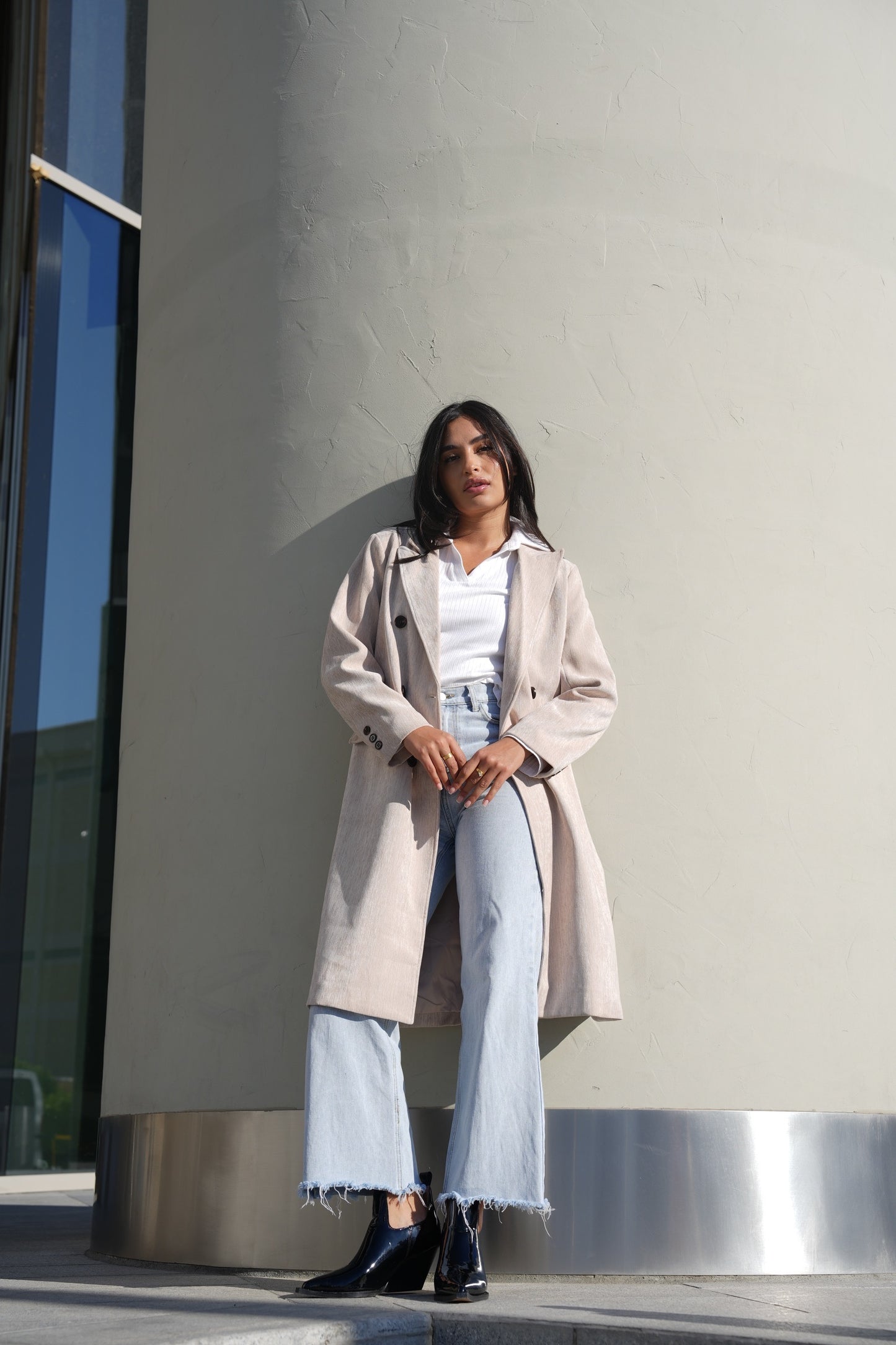 7706 White Coat For Women