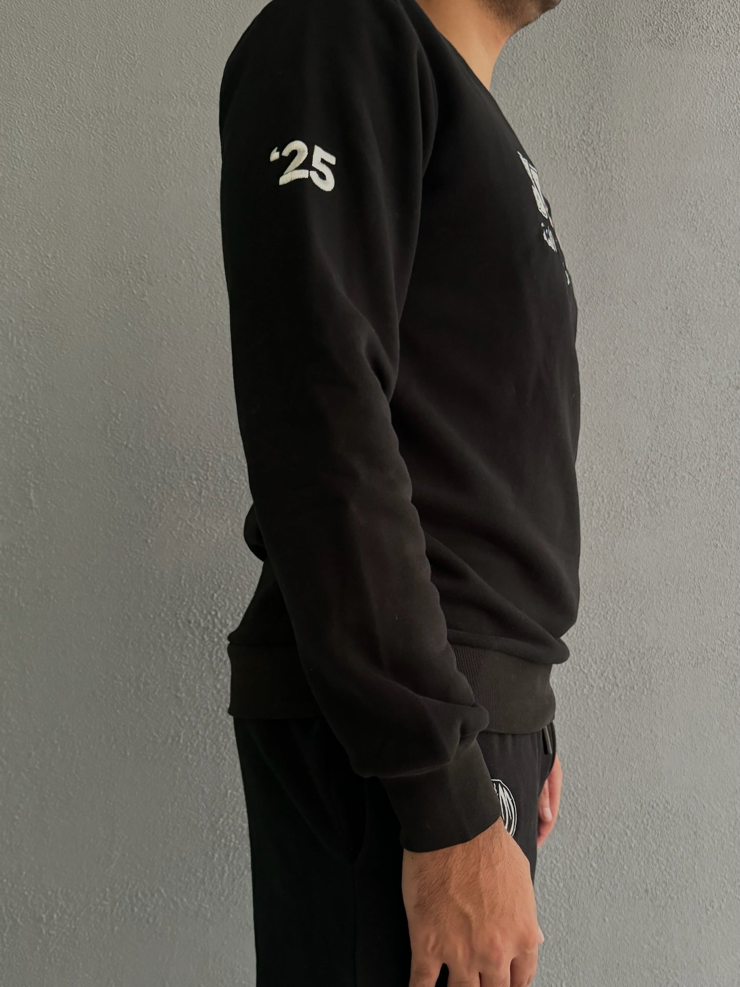 BBS Senior Black Sweater For Men