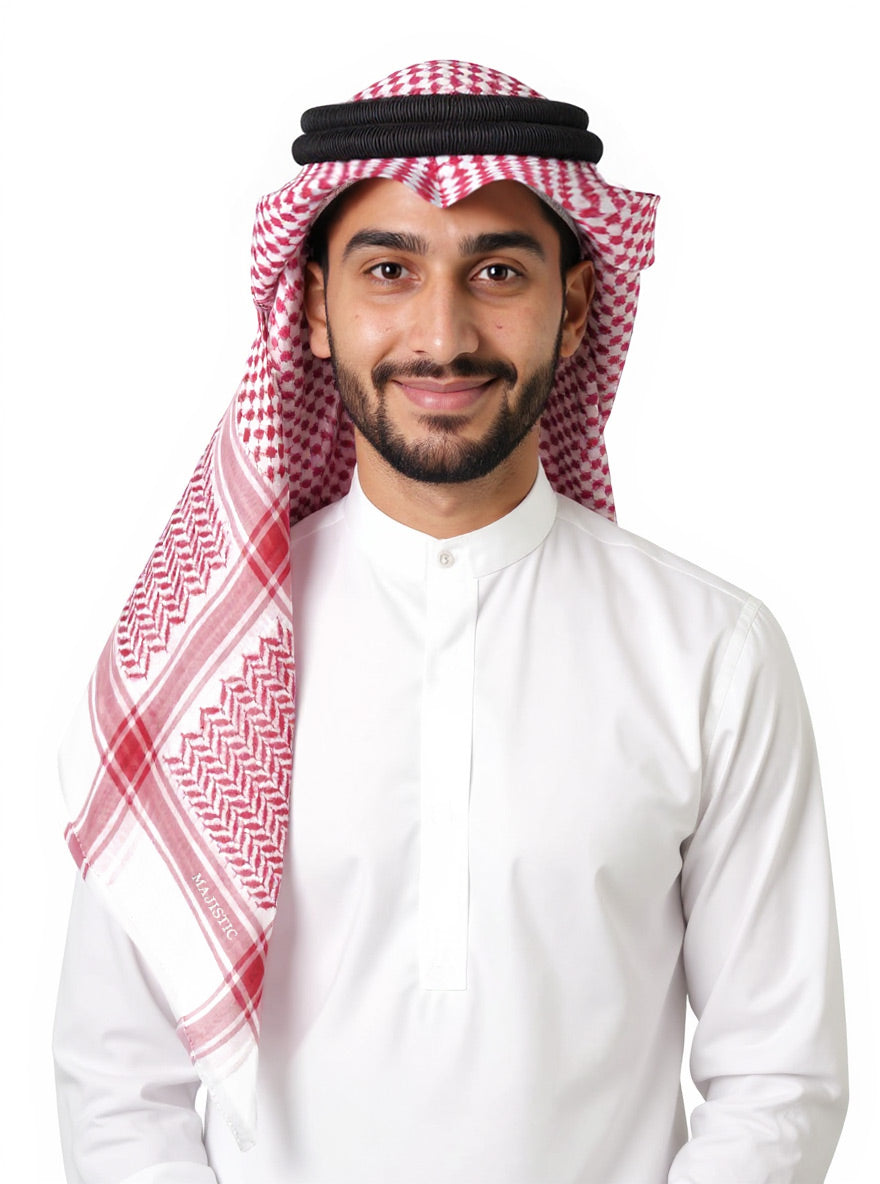 Red Shemagh Majestic For Men