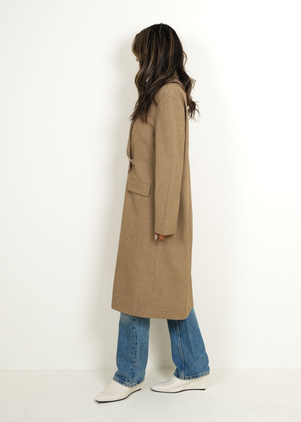 7591 Khaki Coat For Women