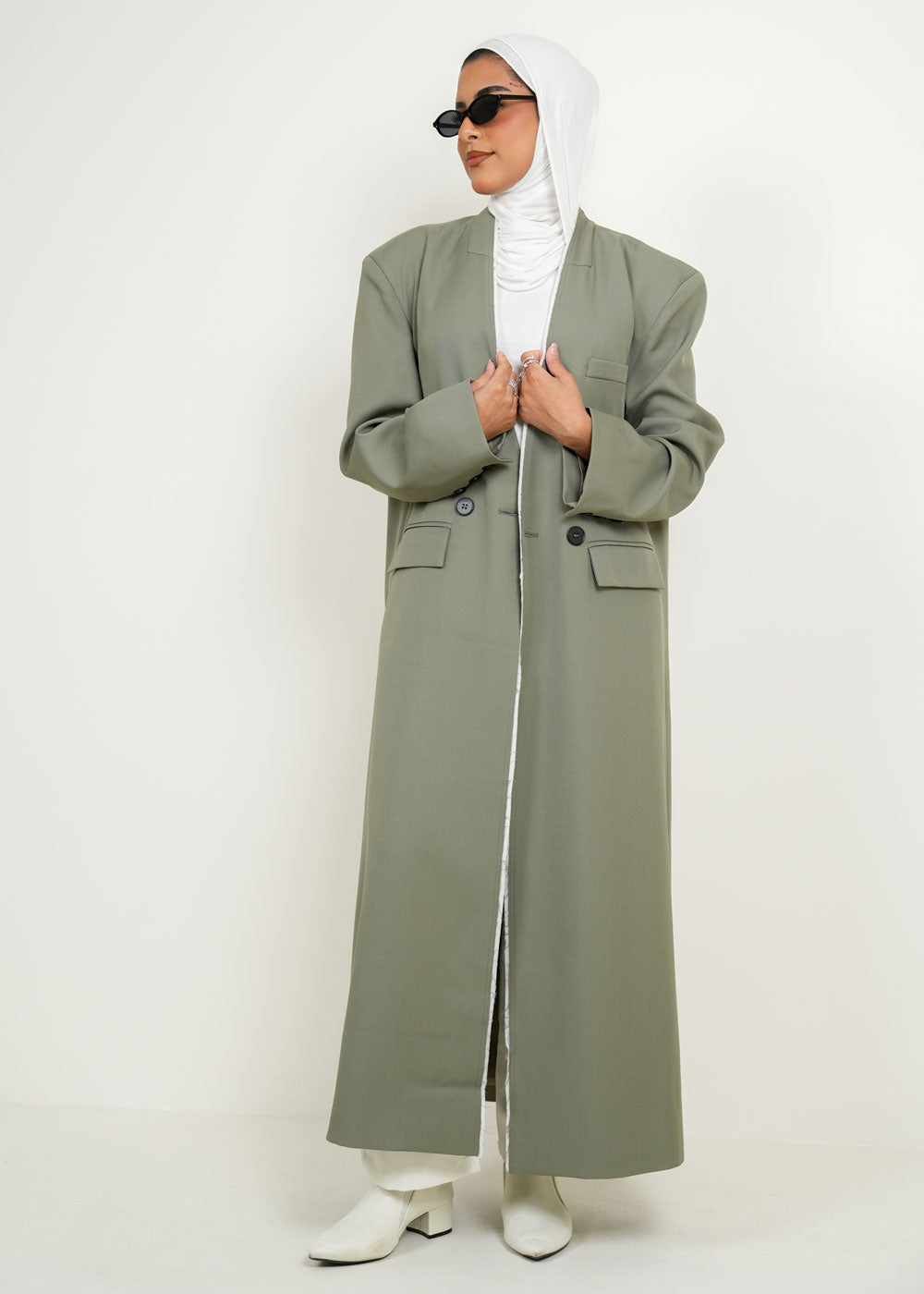 7949 Multi-Color Long Jacket For Women