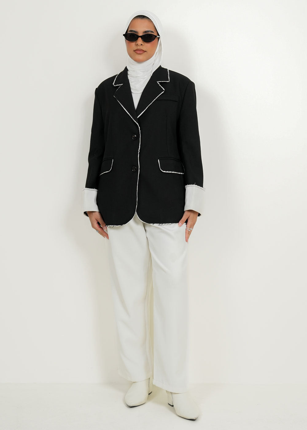 7784 Black Blazer For Women
