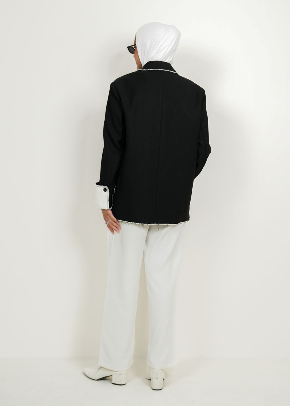7784 Black Blazer For Women
