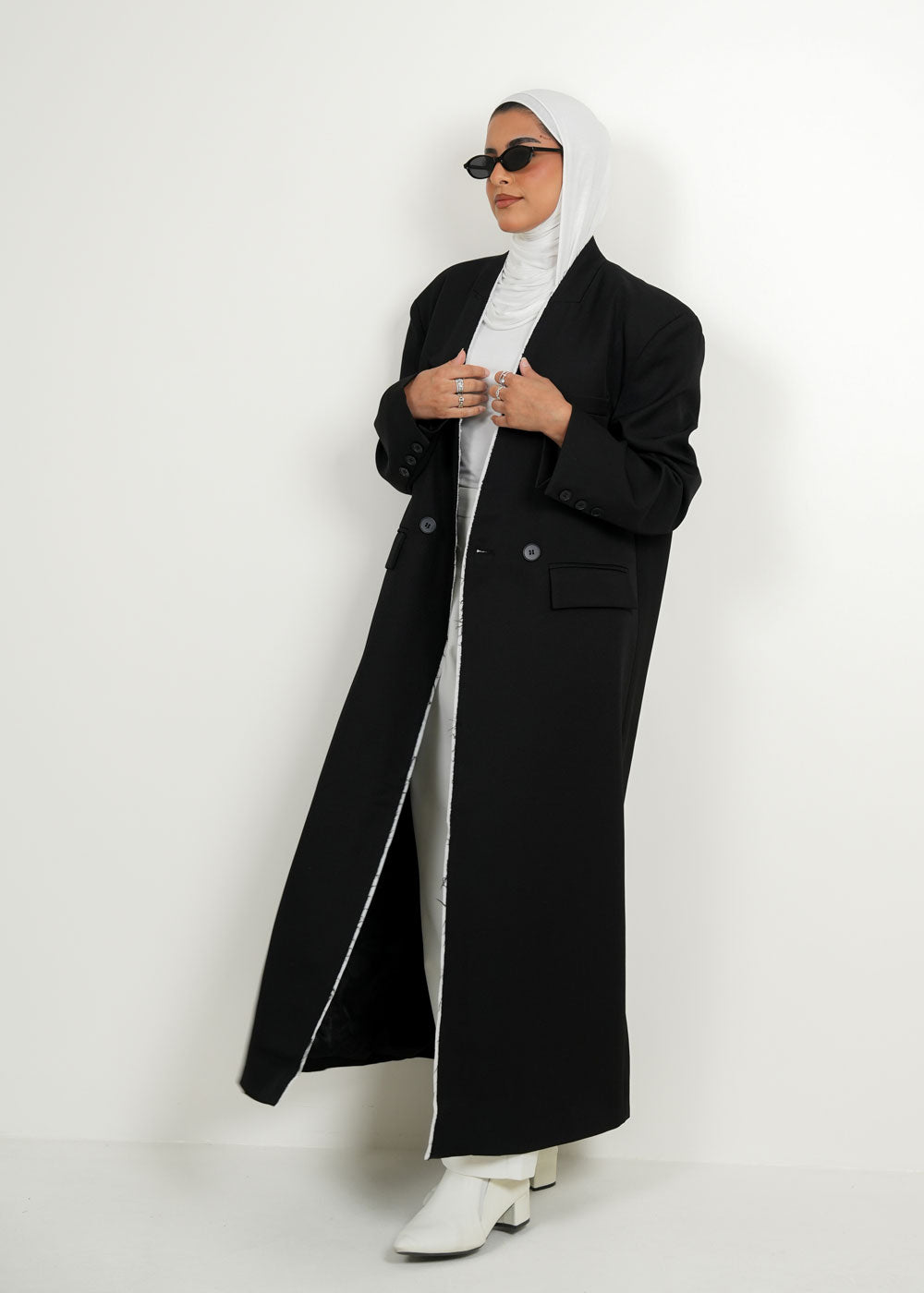 7949 Multi-Color Long Jacket For Women