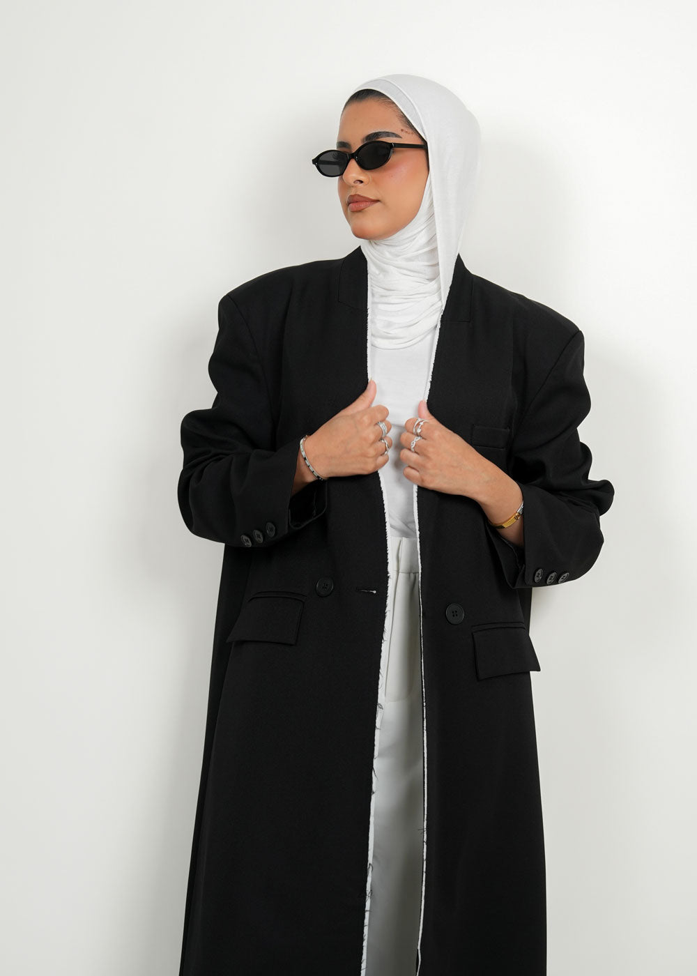 7949 Multi-Color Long Jacket For Women