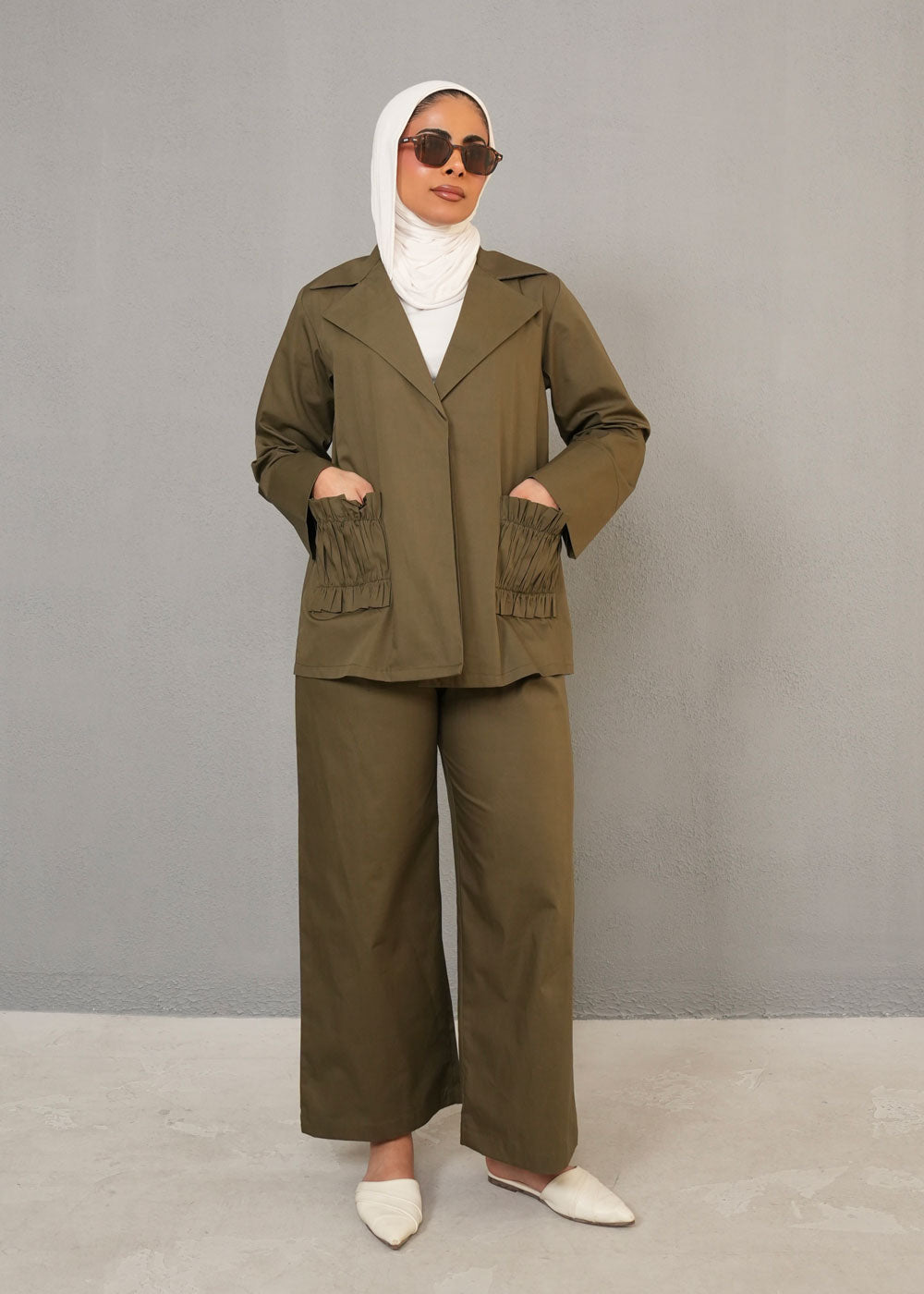 7847 Olive Set For Women